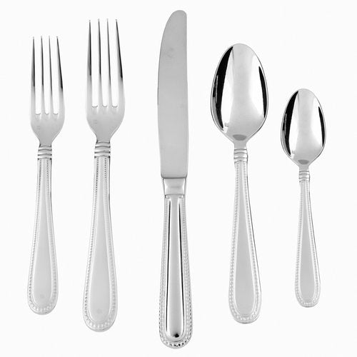 Fortessa Caviar 18/10 Stainless Steel Flatware Salad/Dessert Fork, Set of 12