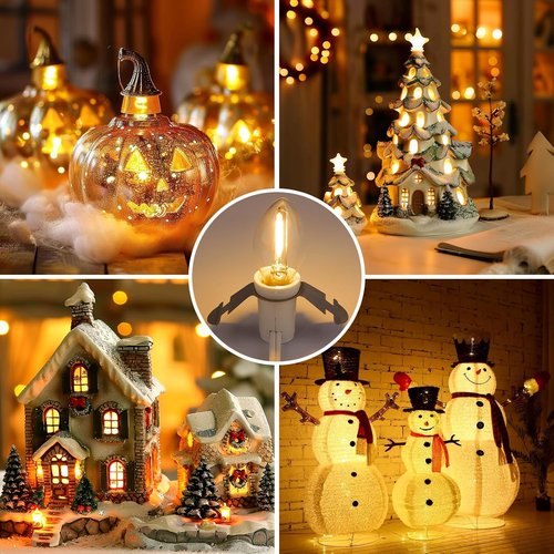 Brightown LED Accessory Cord - 6ft On/Off Switch for Night Lights & Holiday Decor | 2 Pack