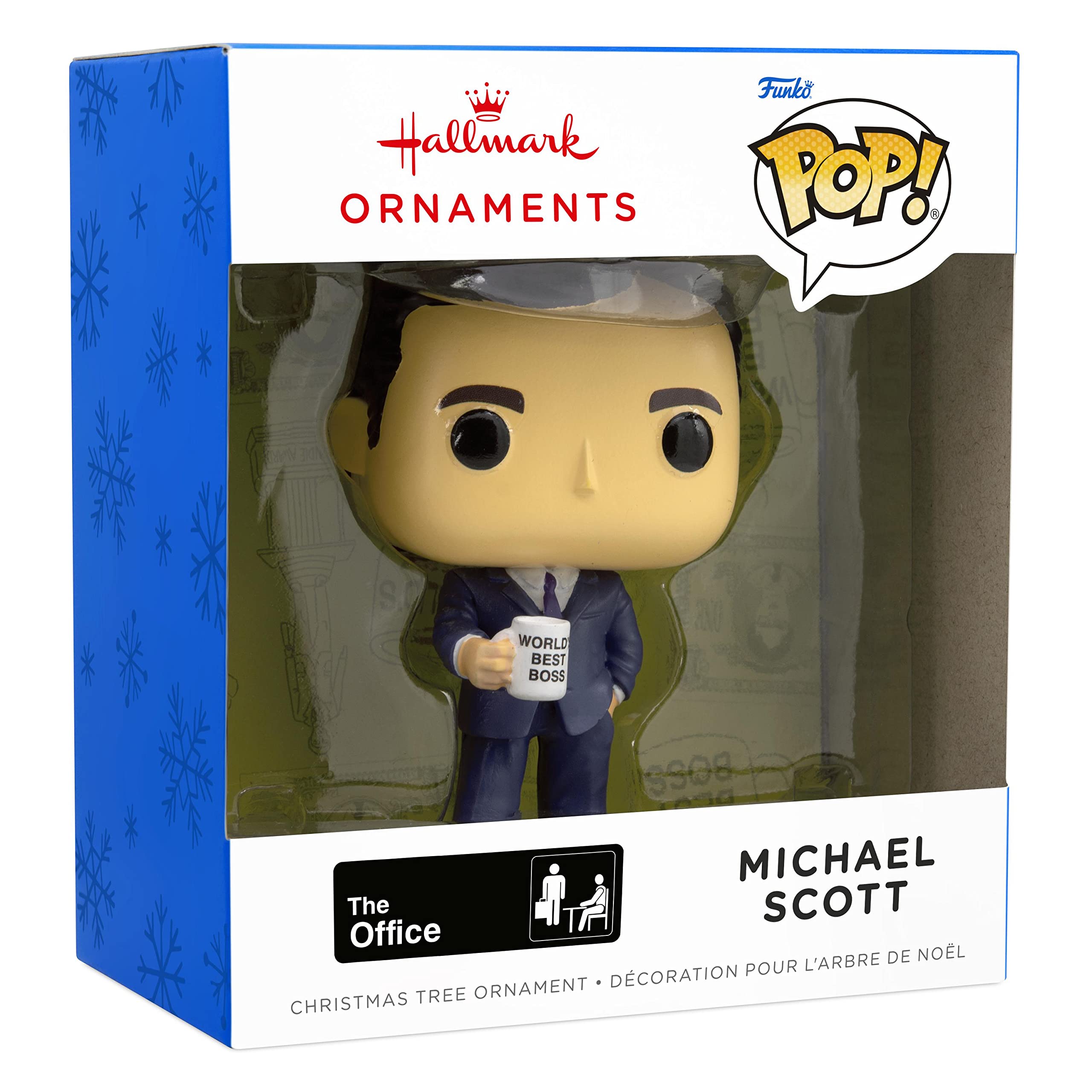Hallmark The Office Michael Scott Funko POP! Resin Christmas Ornament