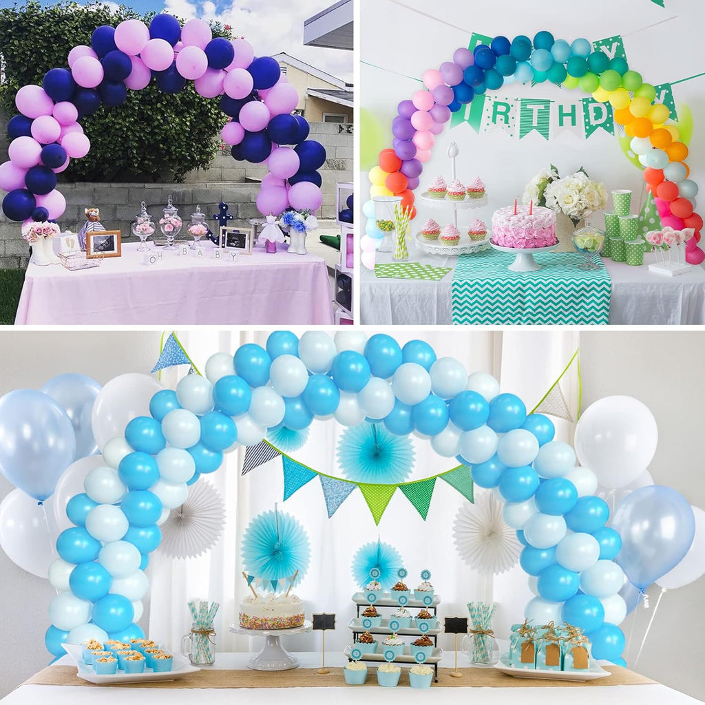 RUBFAC Balloon Arch Kit - Adjustable Black Stand for Table Decorations | Perfect for Parties & Events