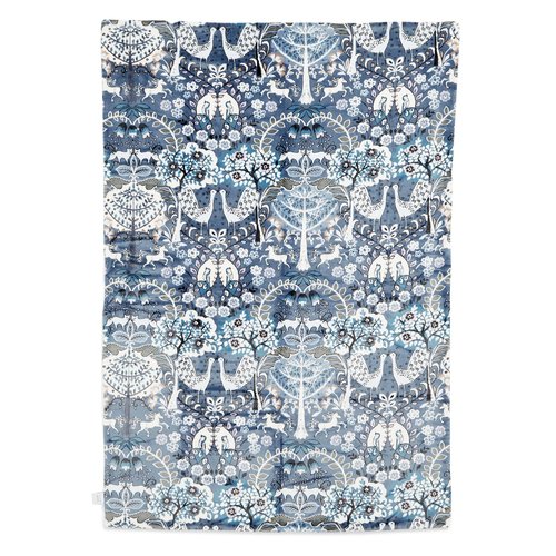 Fleece Cozy Life Throw Blanket, Enchantment Blue
