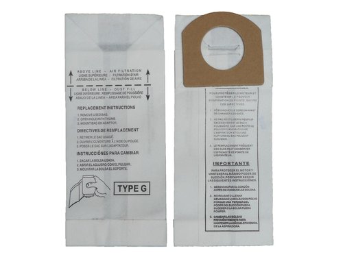 EnviroCare Replacement Vacuum Cleaner Dust Bags Made to fit Royal Dirt Devil Type G Hand Vacuums 6 Pack