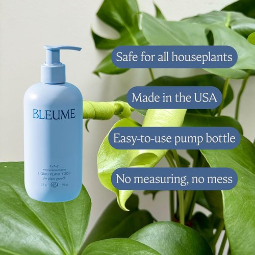 Liquid Plant Food - All-Purpose Houseplant Fertilizer with Micronutrients | NPK 7-7-7, Made in USA