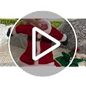 Santa Dress Wine Bottle Cover - 2pcs Christmas Holiday Party Decor