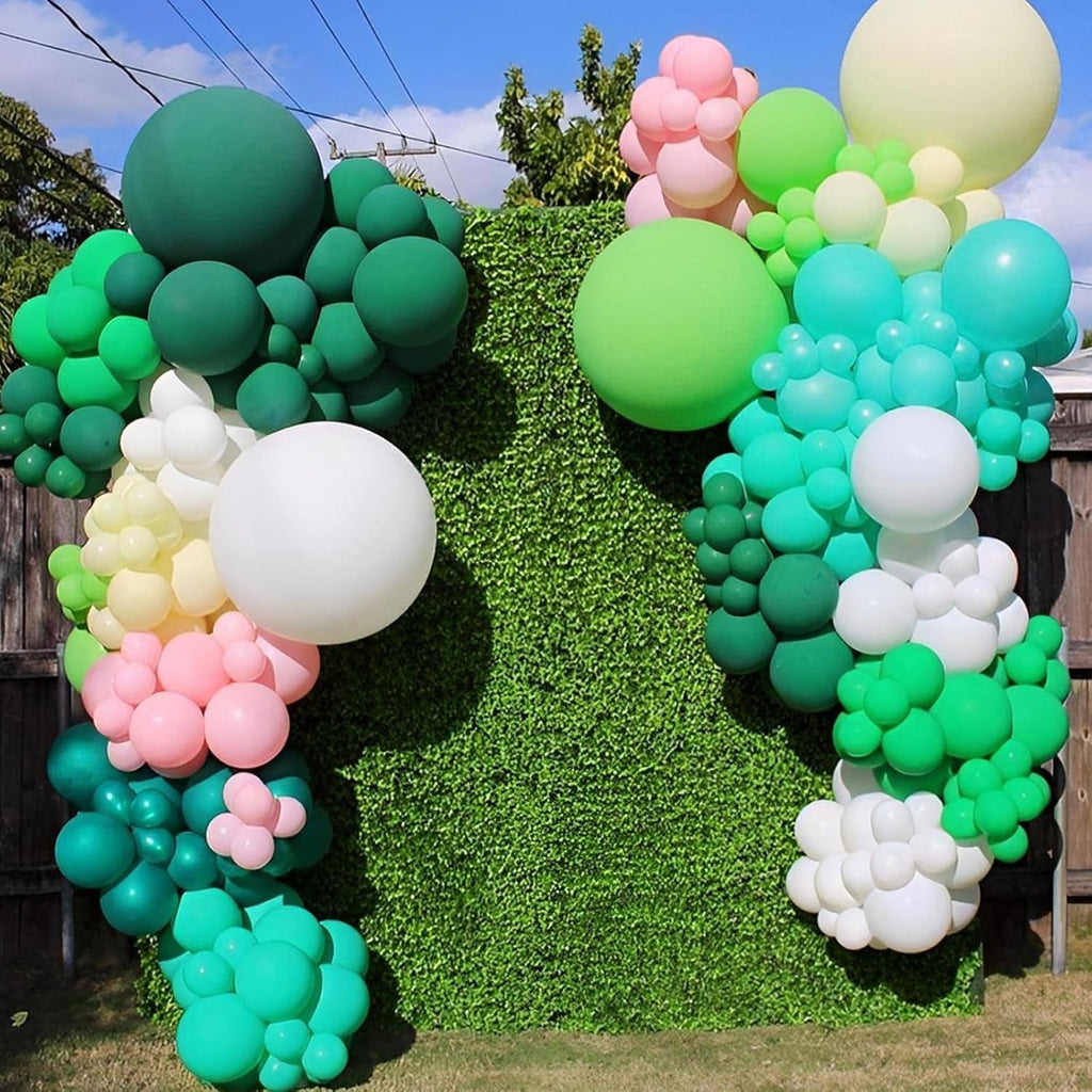 Voircoloria Green Balloon Garland Kit - 90 Pack of 18/12/10/5 Inch Balloons for Celebrations & Events