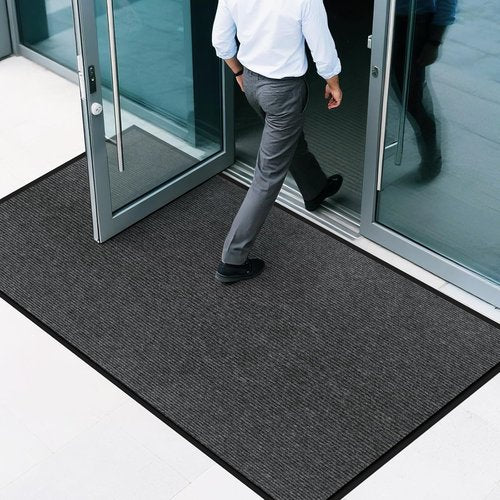 Durable 3' X 5' Front Door Mat by [Brand Name] - Heavy Duty Non-Slip Indoor/Outdoor Entrance Mat