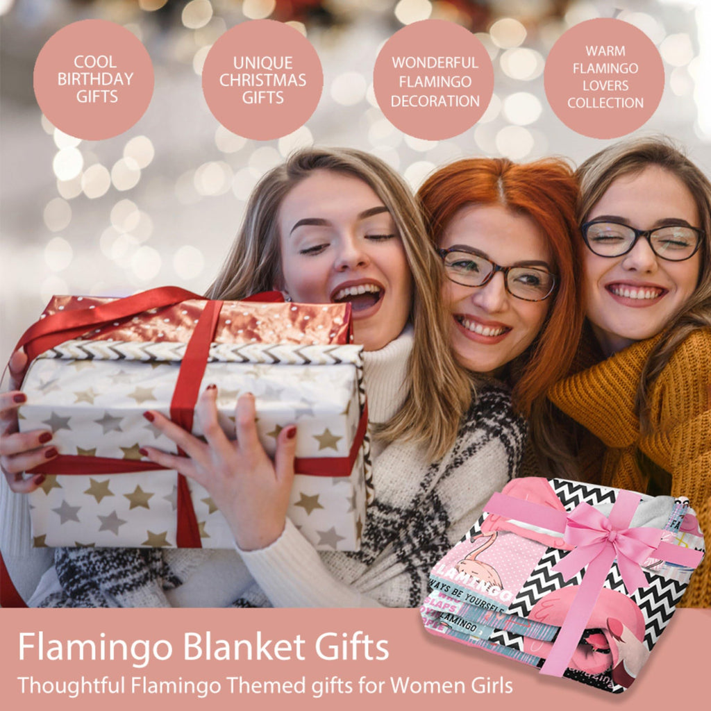 Flamingo Blanket,Pink Flamingo Gifts for Kids Girls Women,Flamingos Lovers,Soft Flannel Flamingoes Throw Blankets for Girls Bedroom Decoraiton,Pink,50 in x 40 in Small for Kid