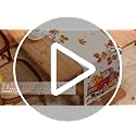 Fall Linen Table Runner 13x54 Inches - Autumn Pumpkin & Maple Leaf Design