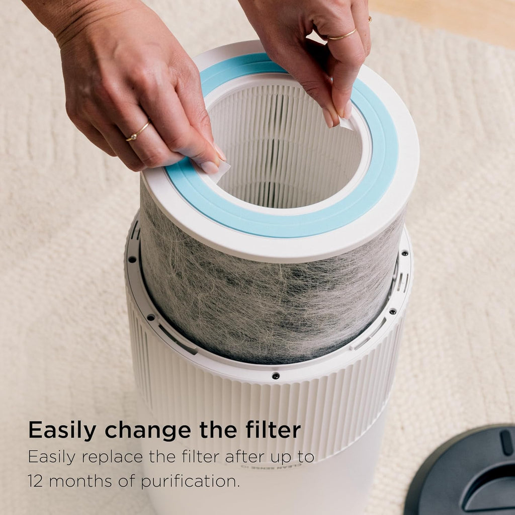 Shark Air Purifier - HEPA Filter with Clean Sense Technology for Large Rooms up to 1000 Sq Ft | Captures 99.98% of Allergens
