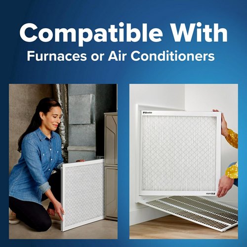 Filtrete 16x20x1 Air Filter - MERV 5, 6-Pack Pleated HVAC Filters for Home | Basic Dust Defense