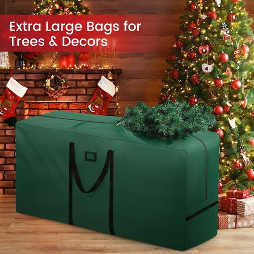 Heavy Duty 600D Oxford Christmas Tree Storage Bag by [Brand Name] - Extra Large Capacity with Reinforced Handles & Dual Zipper