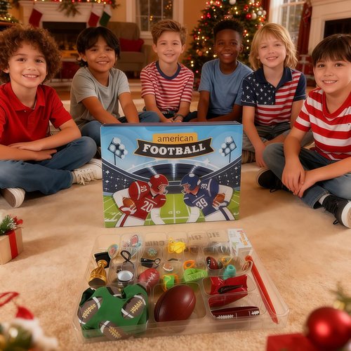 Football Advent Calendar 2025 | 24-Day Countdown with Unique Surprises for Kids & Rugby Fans