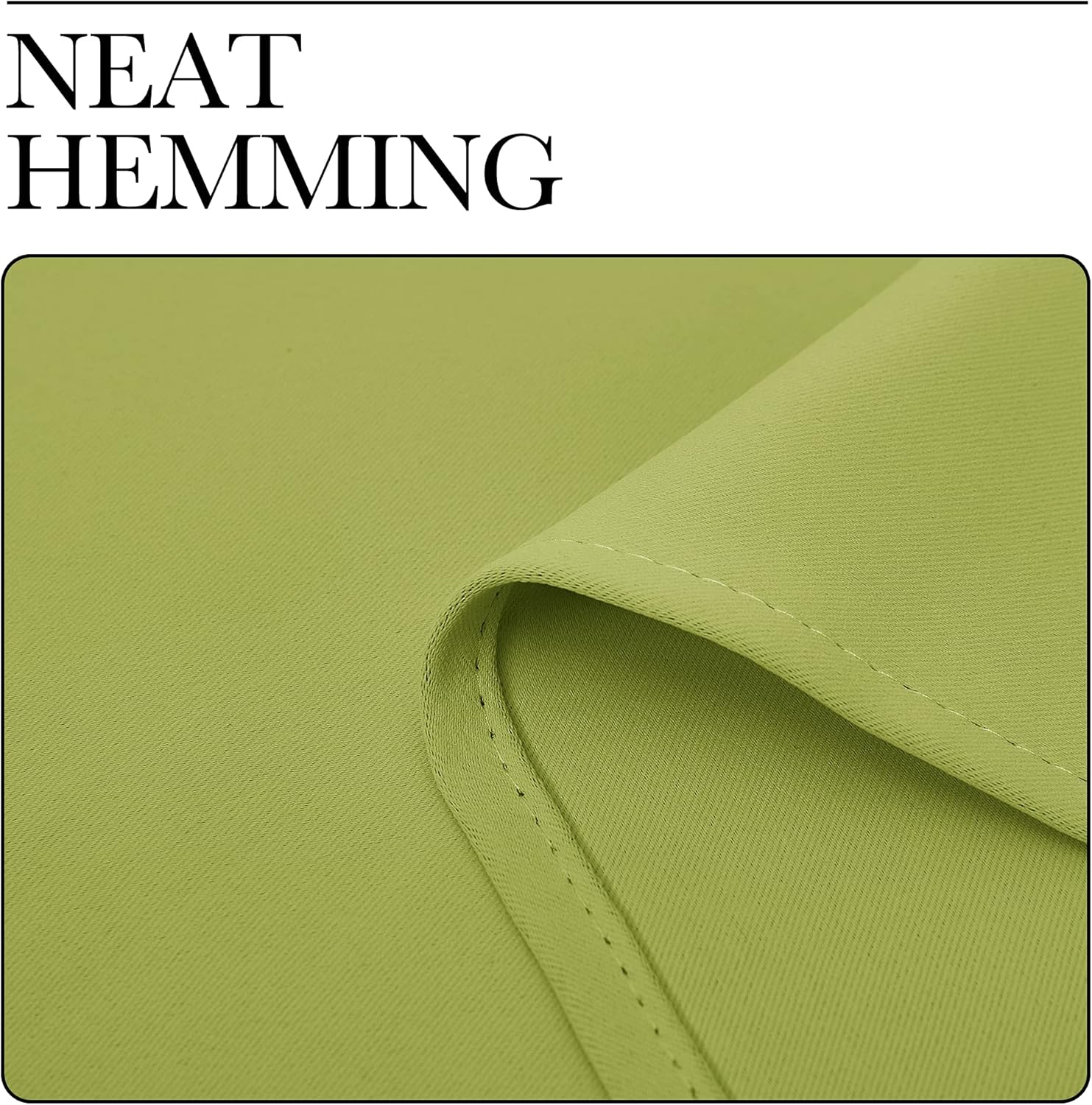 NICETOWN Blackout Curtains - Fresh Green Thermal Insulated Drapes | 120 Inches Long, 55 Inches Wide, 2 Panels