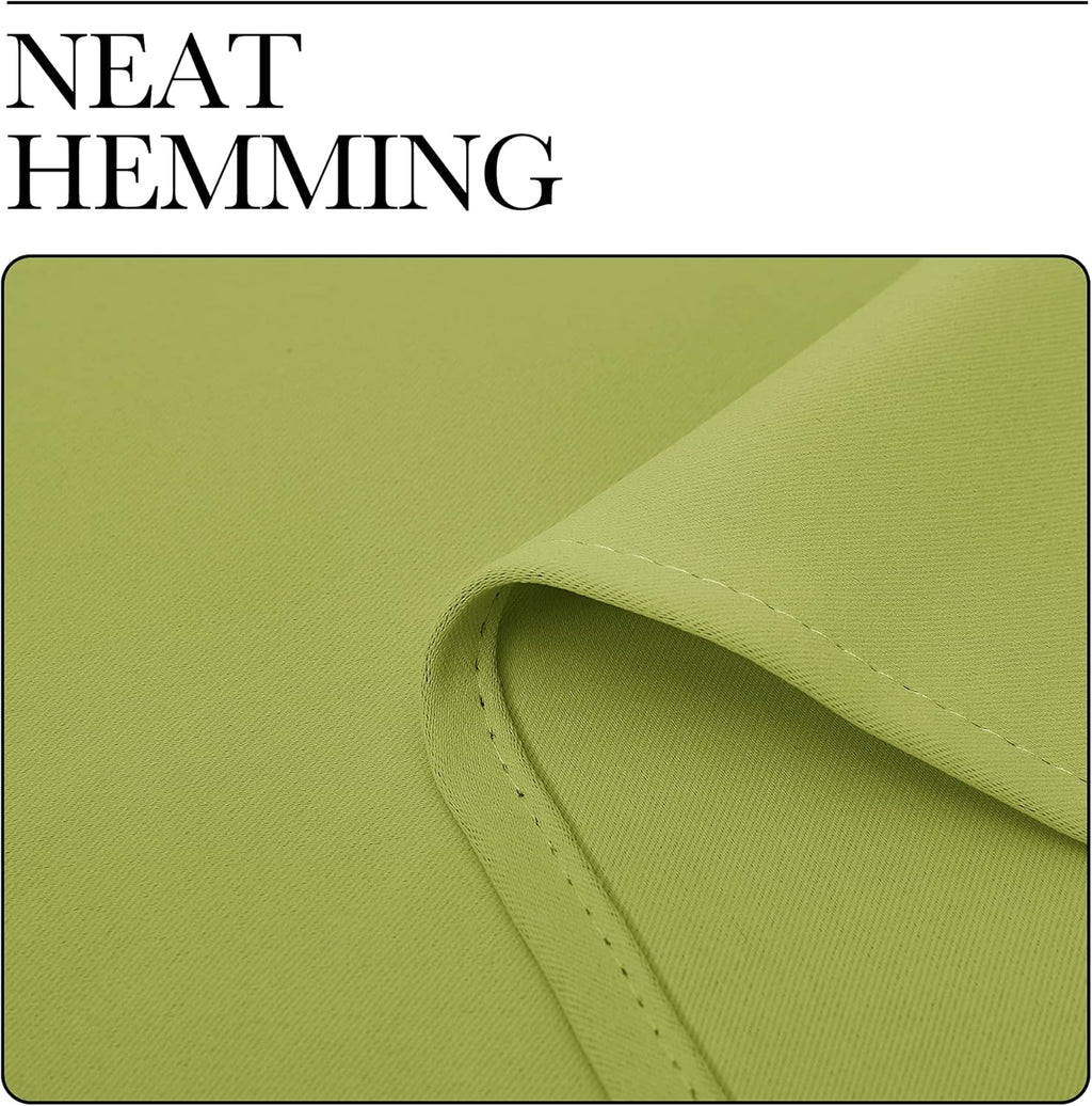 NICETOWN Blackout Curtains - Fresh Green Thermal Insulated Drapes for Small Windows | 40" Length, 29" Wide, 2 Panels