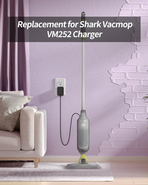 ADRICY Charger for Shark VM252 VM252C QM250 VACMOP Pro Cordless Hard Floor Vacuum Mop Shark VM252 VACMOP Magnetic Charger