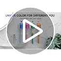 Wall-Mounted Toothbrush Holder with Cover - 3PCS Moisture-Proof Design