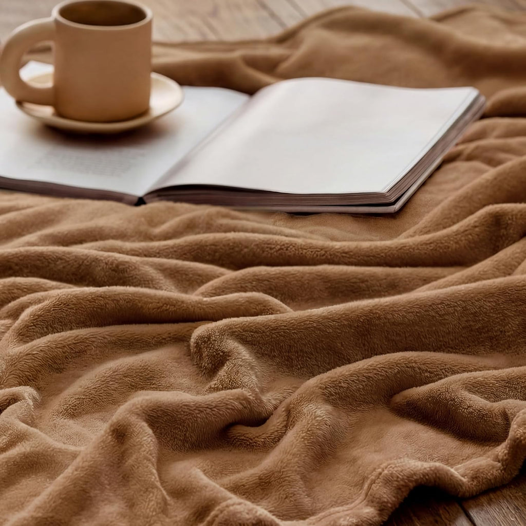 Bedsure GentleSoft King Size Fleece Blanket - Soft, Lightweight, Plush & Cozy Microfiber, 108x90 Inches