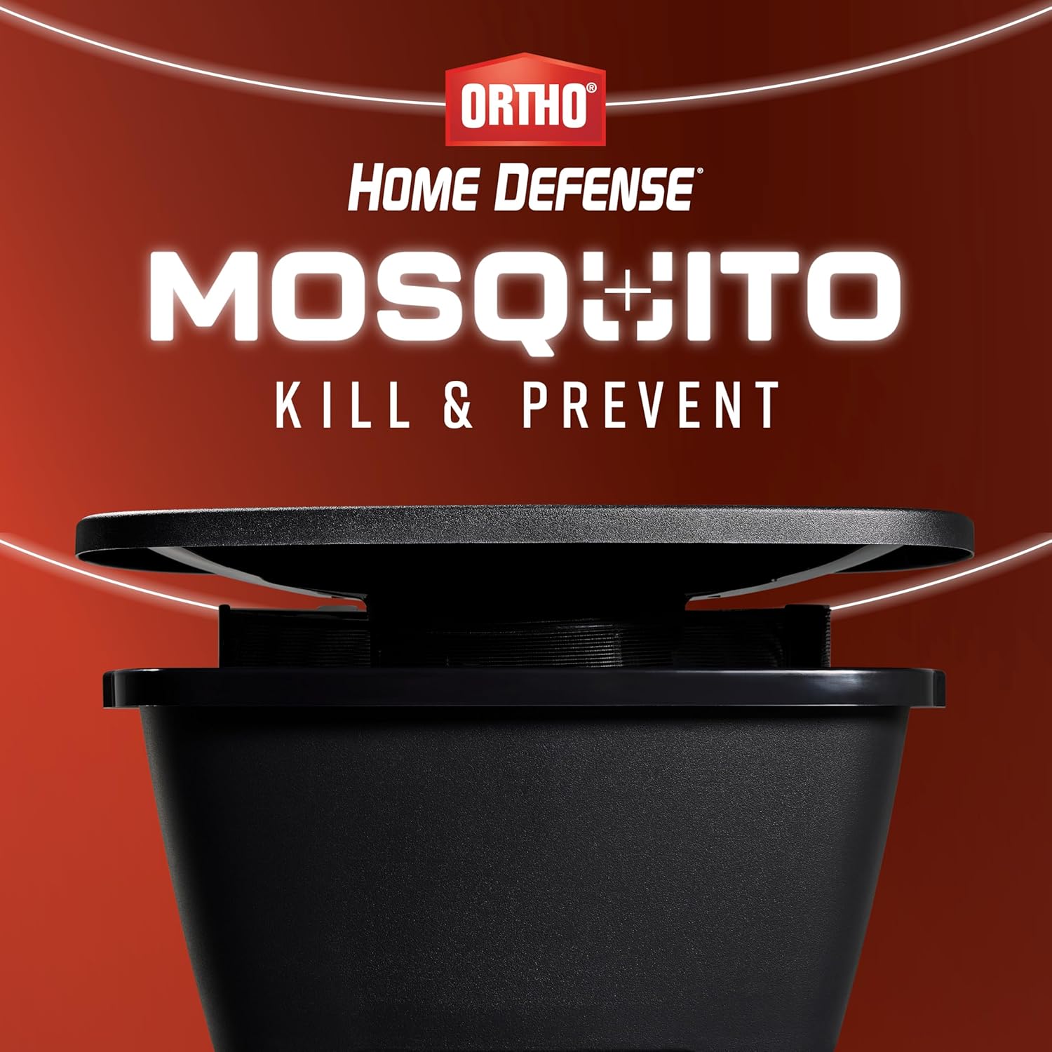 Ortho Home Defense Mosquito Killer - Silent, Easy-to-Use Protection for Up to 4,300 Sq. Ft. | 1 Station & 2 Bands