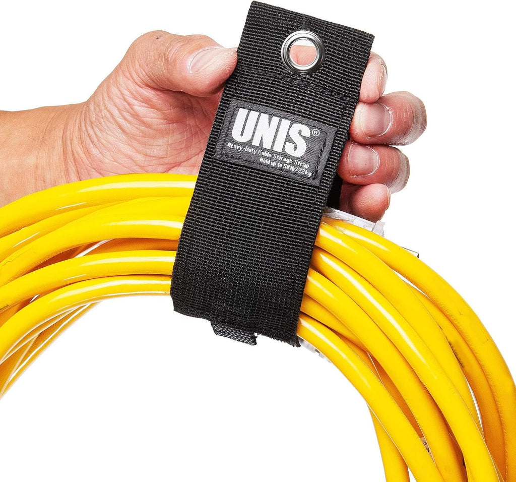 Skiennix Heavy Duty 13-Inch Extension Cord Storage | 8 Pack Cable Tie Organizer for Cords & Hoses