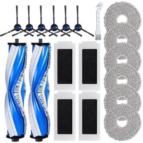 CHIKIXSON Accessories for ECOVACS DEEBOT T30S/T30S PRO/T30S AI Robot Vacuum, Quality Replacement Parts for Better Cleaning Performance