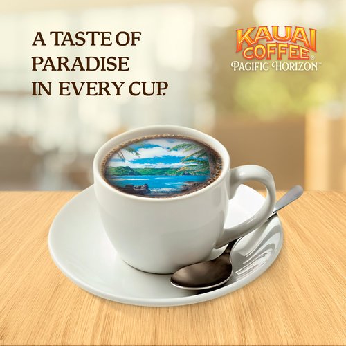 Kauai Coffee K-Cup Pods for Keurig Brewers – Arabica Coffee, 10% Hawaiian – Medium Roast, Savory and Chocolatey Aroma – Mocha Macadamia Nut, 6 Packs of 10 Single Serve K-Cups