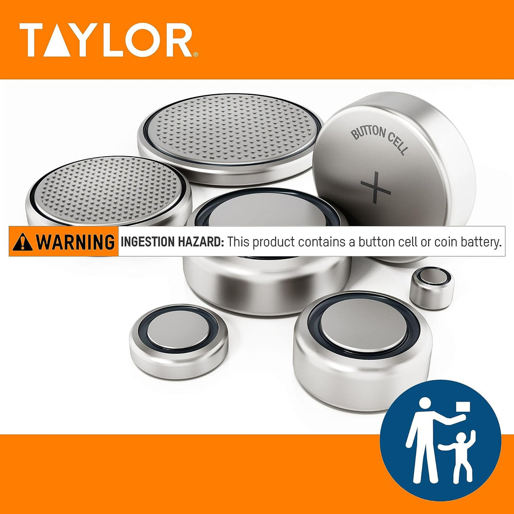 Taylor Digital Kitchen Scale - Accurate Measurements for Cooking & Baking | Sleek Black Design