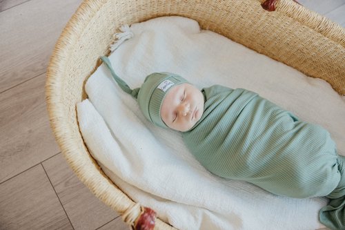 Copper Pearl Baby Swaddle Blanket - Premium Knit Baby Blanket, Large Soft Stretchy Receiving Blankets for Baby Boy and Girl, Swaddles for Newborn, Infant, and Toddler (Clover)
