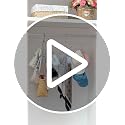TOPIA HANGER Black Purse Organizer Hooks - 2-Pack Handbag Storage