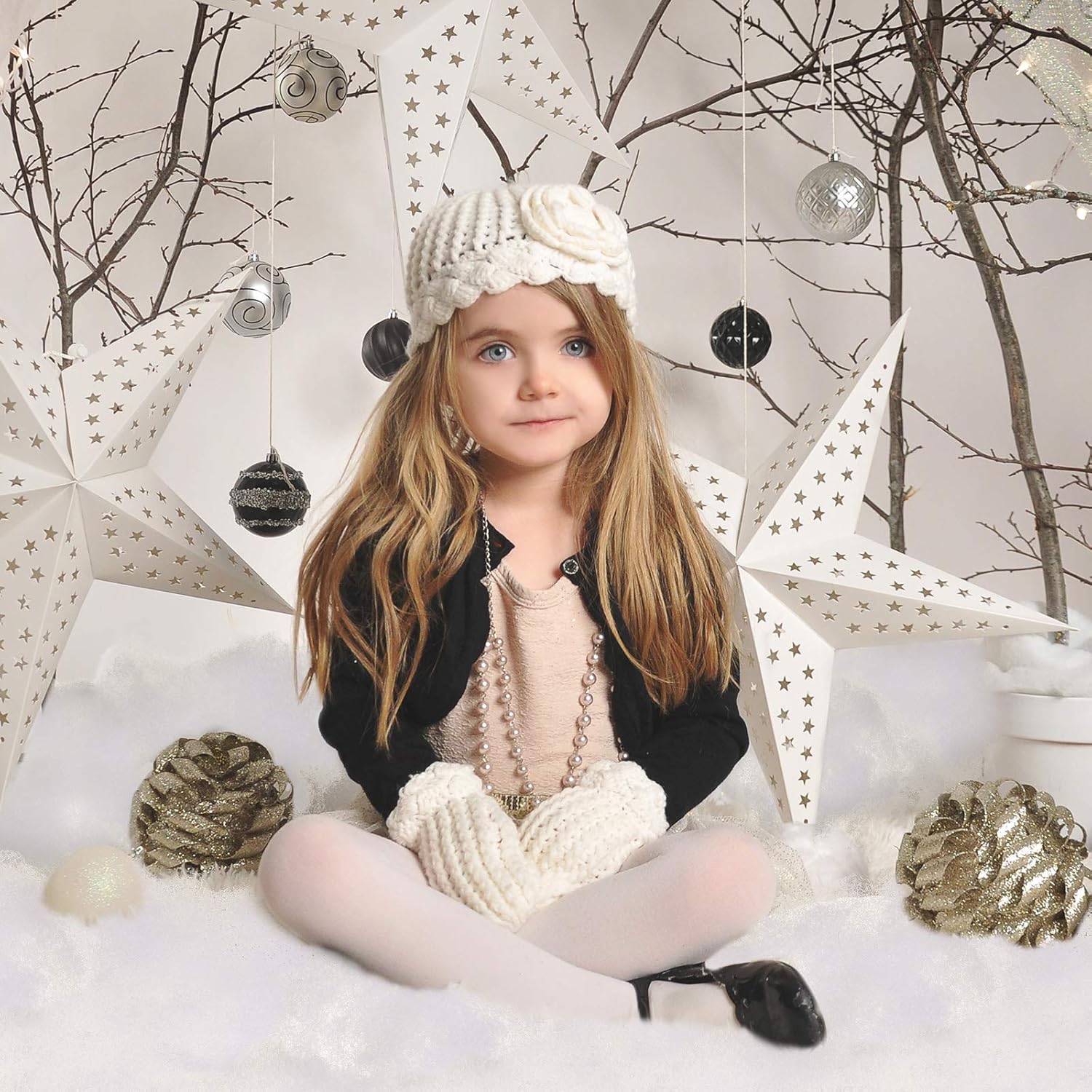 Sumind Winter Fake Snow Decoration - Fluffy Artificial Cotton Fiber for Crafts & Home Decor | White
