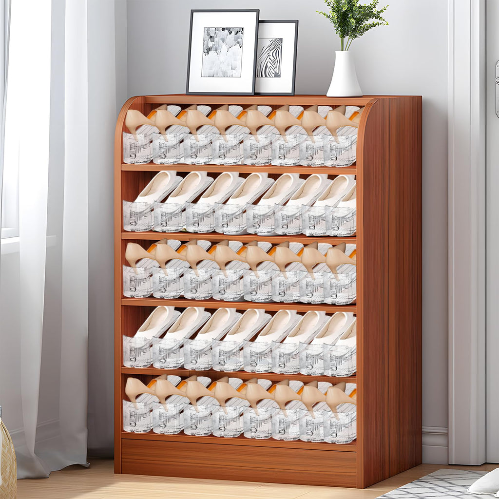 MOVDEET 12 Pack Shoe Slots Organizer for Closet, Adjustable Shoe Stackers for a Pair of Shoes Shoe Rack Storage Shoe Space Saver 50% Shoe Shelf Display Holder for Closet