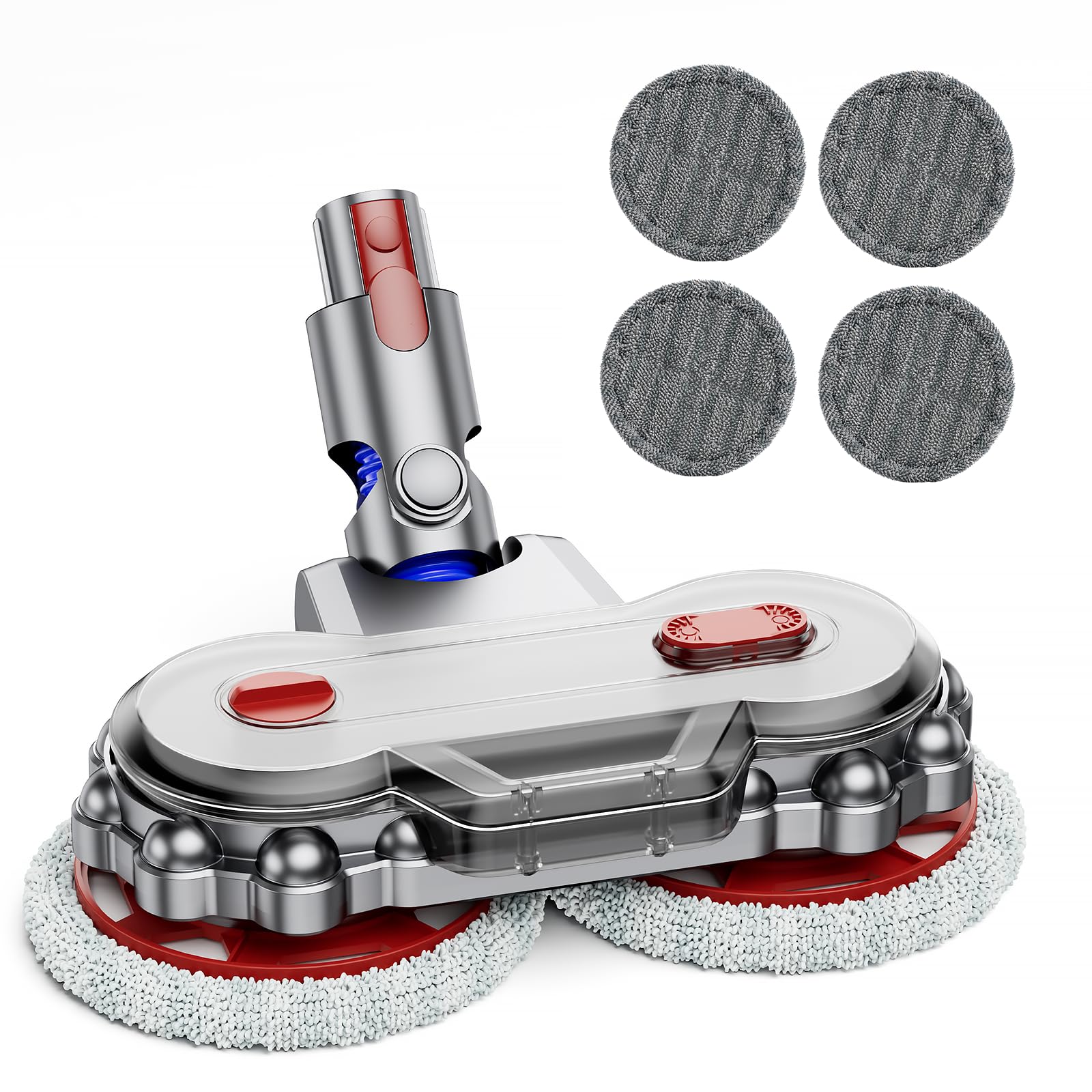MYUAKO Mop Head for dy-Son V7/V8/V10/V11/V12/V15 Vacuum Cleaners, Electric Floor Mop with Removable Water Tank, Wet Mop Head Attachment Wet and Dry