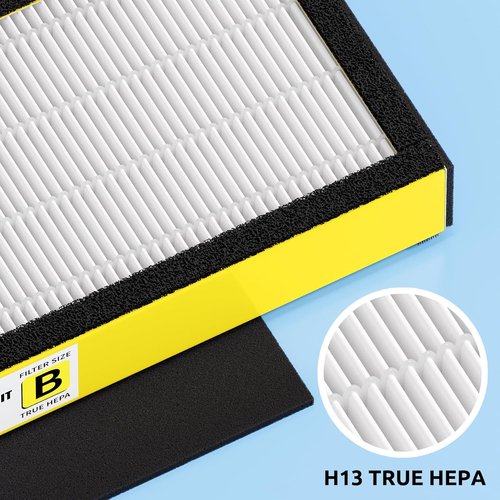 Guardian Technologies FLT4825 HEPA Filter B - 3 True HEPA & 9 Carbon Filters for AC4825E, AC4300, AC4900, AC4850