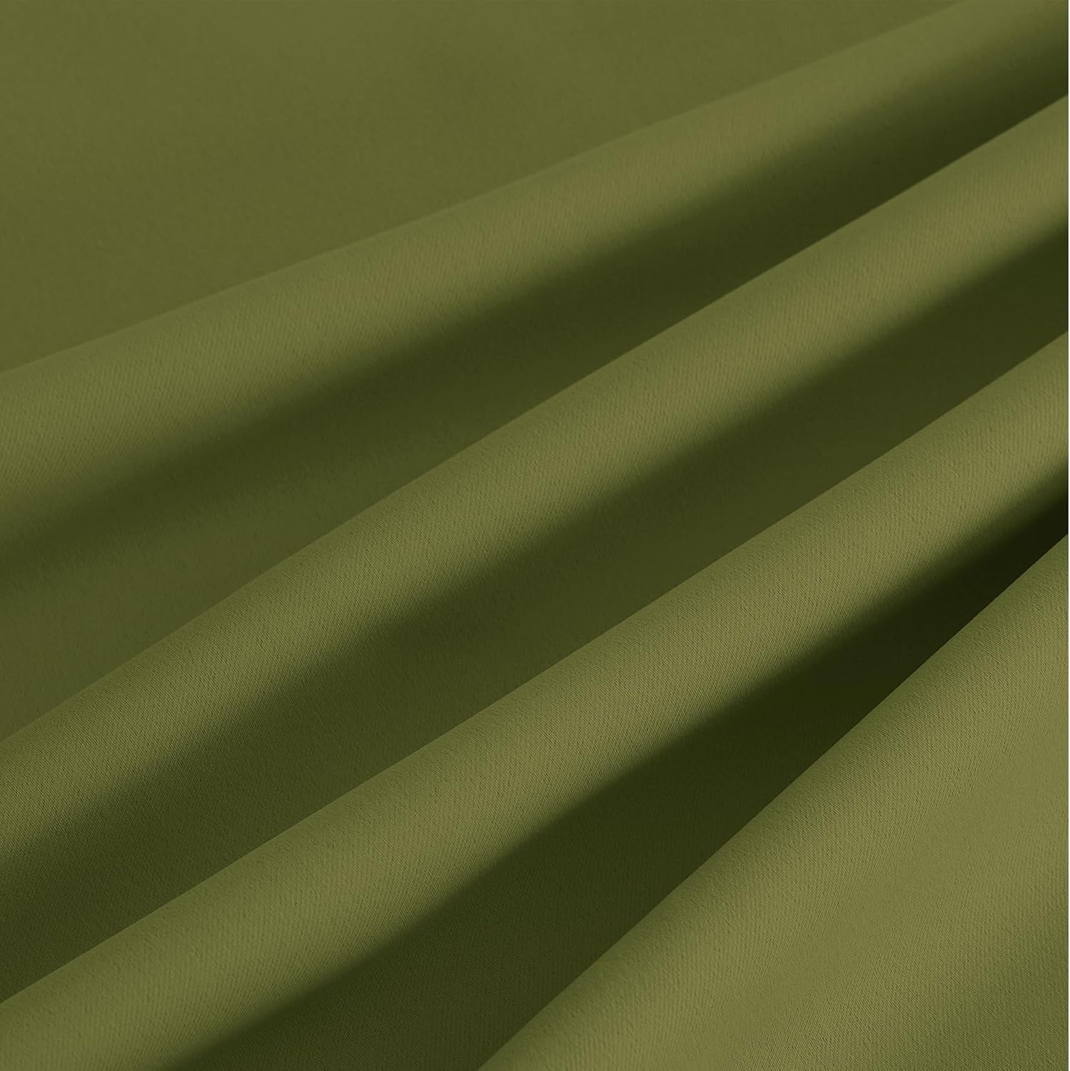 NICETOWN Room Darkening Curtains - Olive Green Drapery Panels, 52" x 84" for Ultimate Light Control