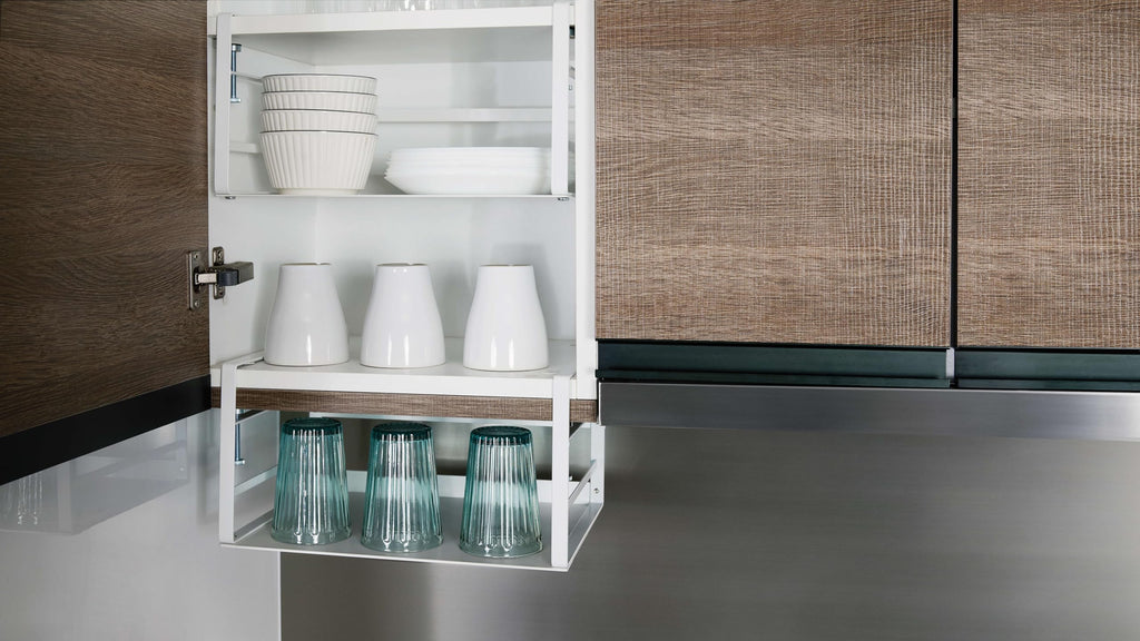 Nxconsu 2Pack Under Shelf Storage Basket Organizer Hanging Holder for Kitchen Cabinet Pantry Cupboard Desk Bookshelf Organization Space Saver Heavy Duty Slide-in Adjustable Mounting Clamp White Large
