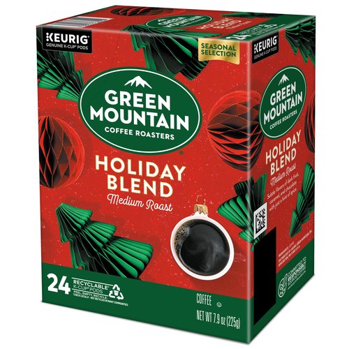 Green Mountain Coffee Roasters Holiday Blend, Keurig Single Serve K-Cup Pods, 96 Count