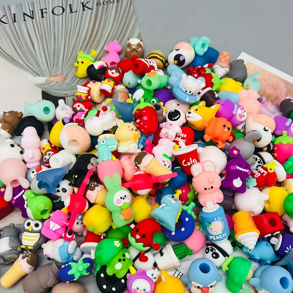 Skiennix 50pcs Mini Kawaii Capsule Toys - Fun Educational Gifts for Kids | Perfect for Goodie Bags & Prizes