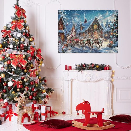 Civaner 1008-Piece Christmas Advent Calendar - Fun Jigsaw Puzzles for Adults | 24 Days of Holiday Cheer