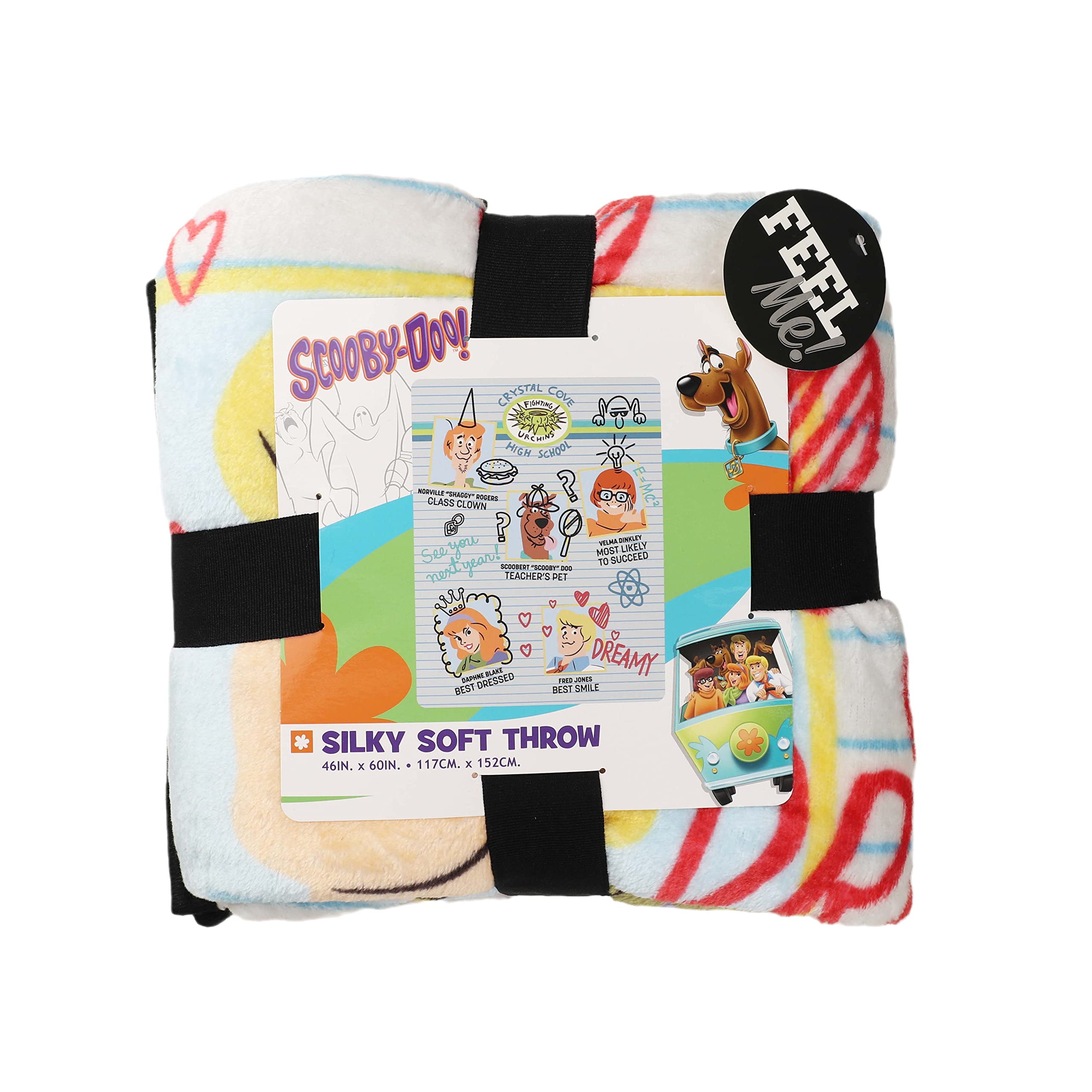 Northwest Scooby Doo Silk Touch Throw Blanket, 46" x 60", GH School Memories