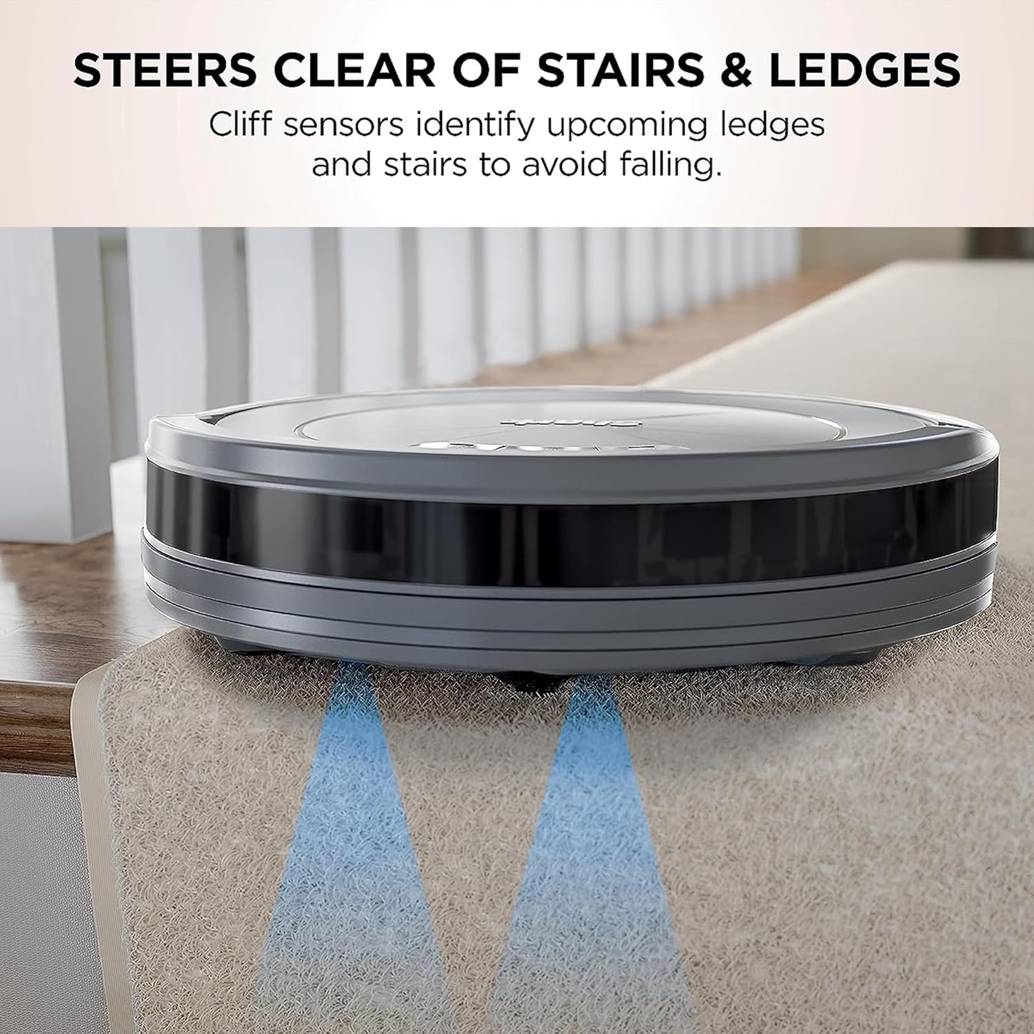Shark AV753 ION Robot Vacuum - WiFi Connected with Tri-Brush System | 120 Min Runtime, Grey