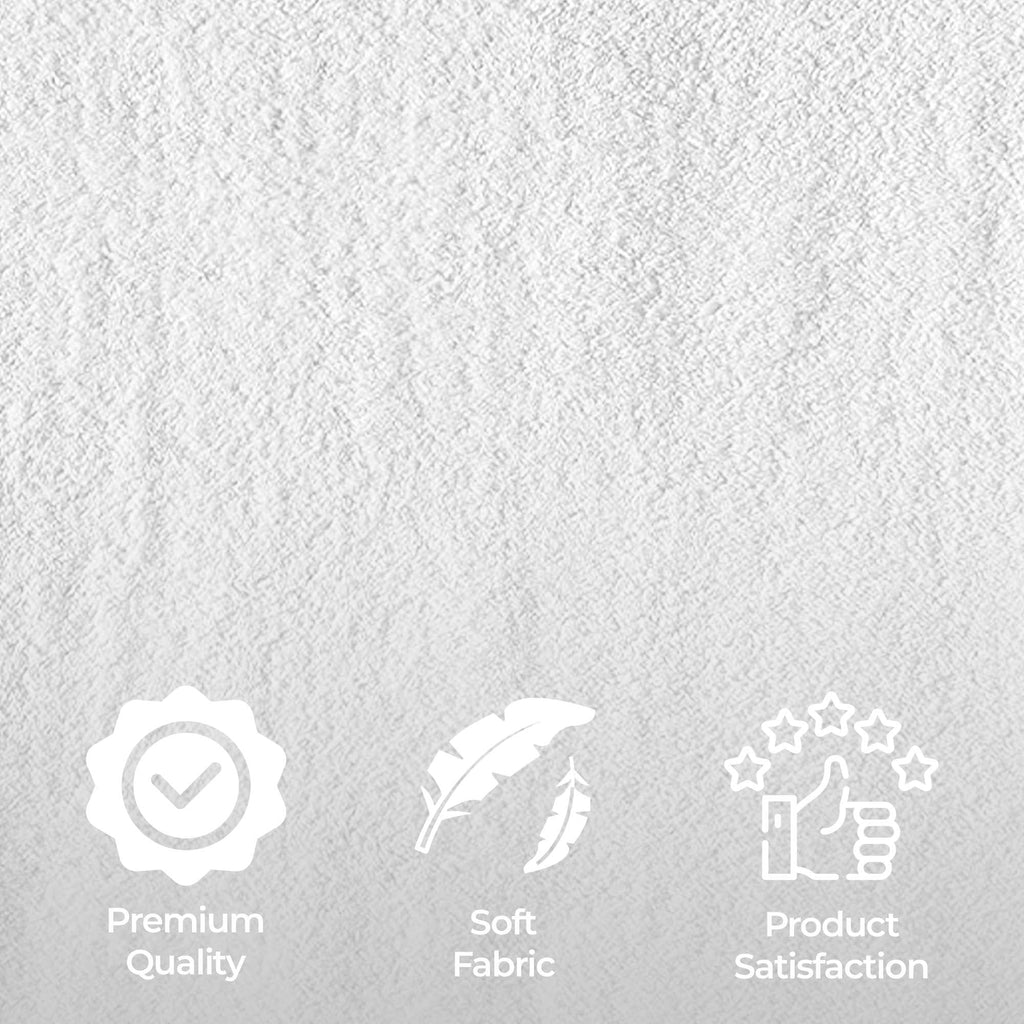 NINE WEST Oversized Luxury Terry Bath Sheet, Soft & Plush 40x80 Inch Extra Large Jumbo Bath Towels, 100% Turkish Cotton (White)
