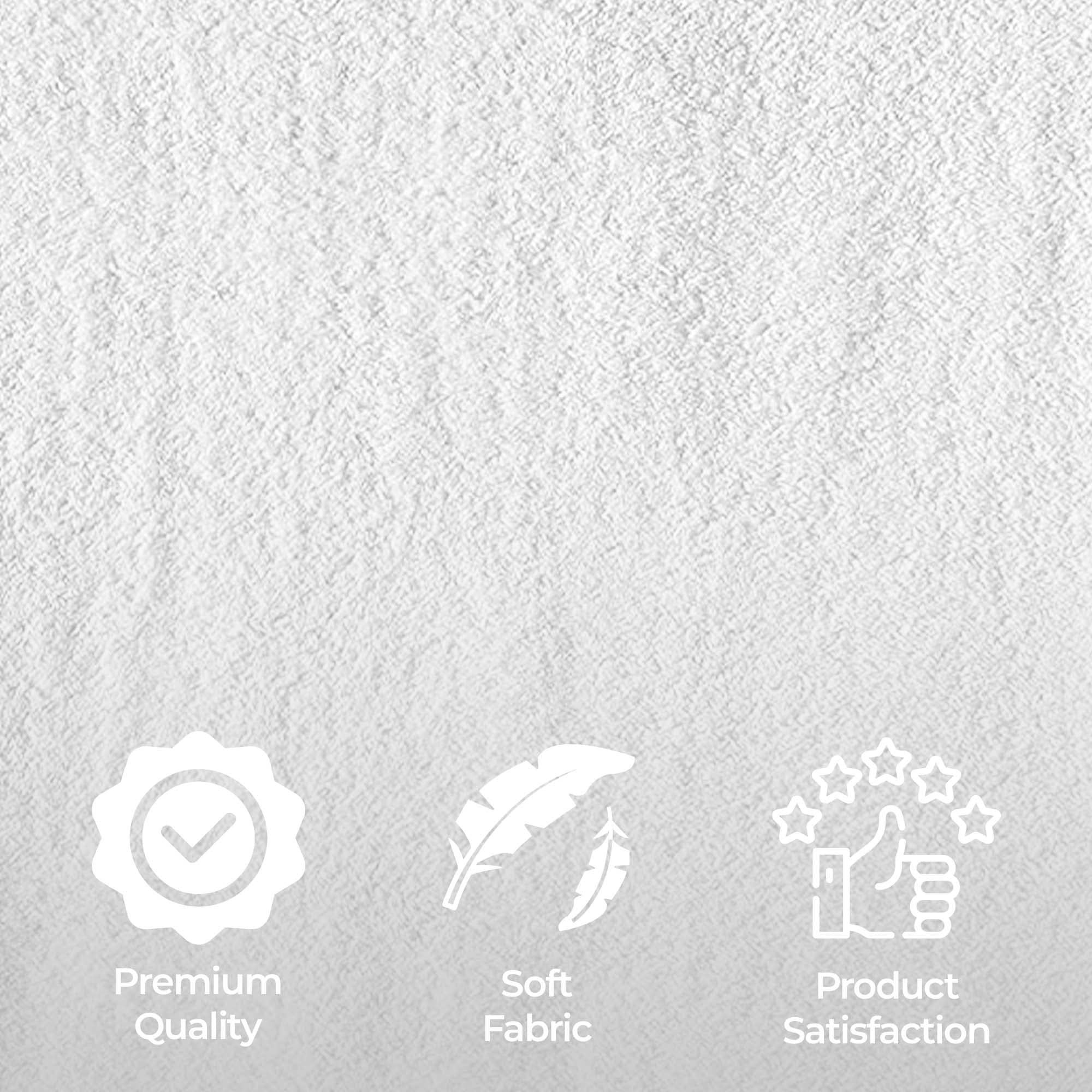 NINE WEST Oversized Luxury Terry Bath Sheet, Soft & Plush 40x80 Inch Extra Large Jumbo Bath Towels, 100% Turkish Cotton (White)