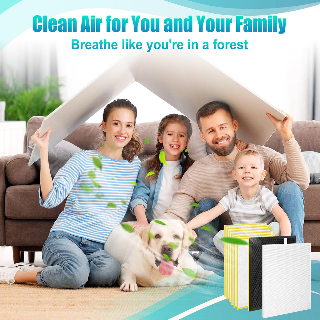 HR900 Replacement Filter-Compatible with Winix HR900 Ultimate Pet Air Purifier,Part#1712-0093-00 Replacement Filter T and 1712-0094-00 Replacement U