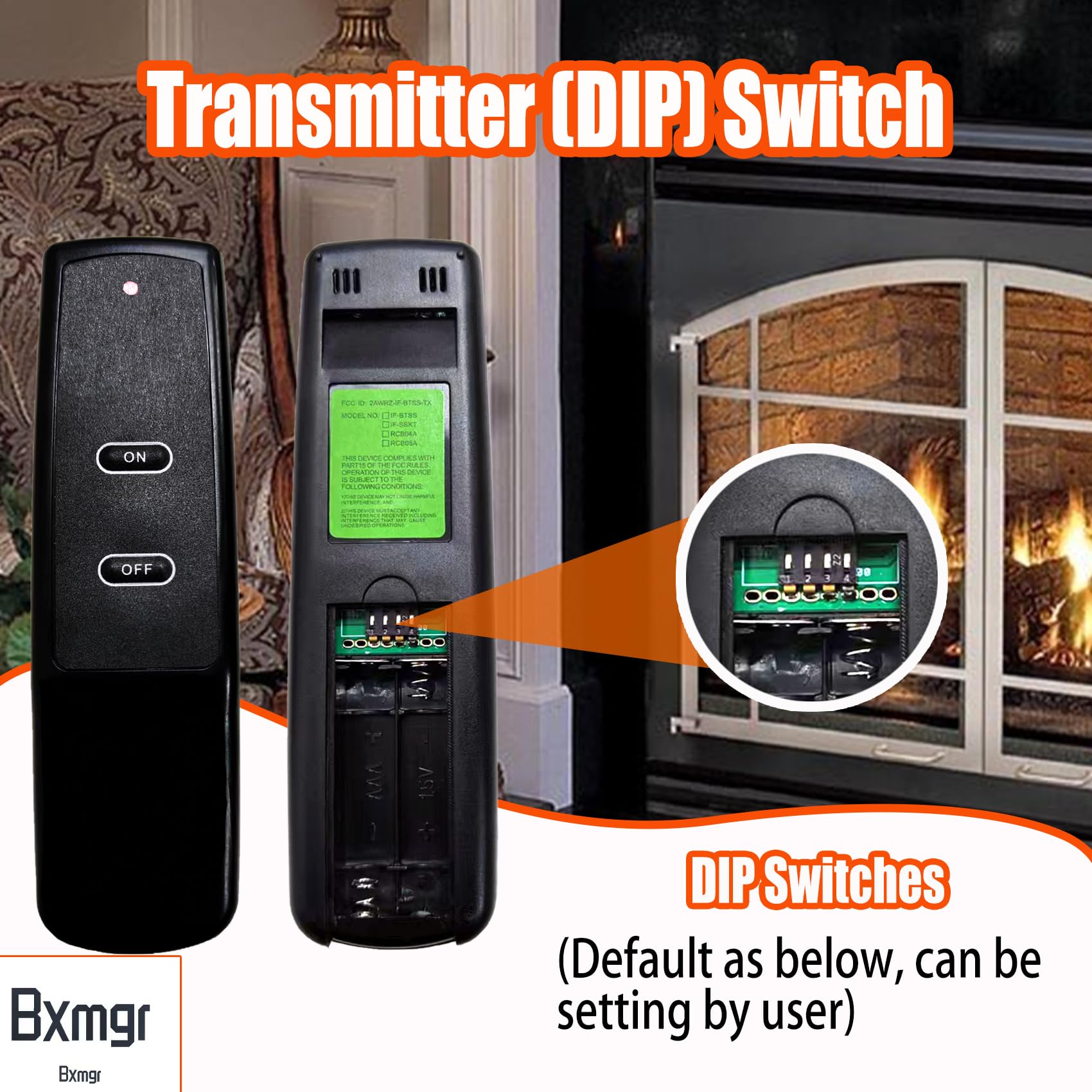 Upgrade Gas Fireplace Remote Switch System Kit for Standard Millivolt Valve Appliances, Compatible with Skytech, Majestic, Ambient, Empire, Monessen, Vermont Fireplaces, 5 Year Warranty