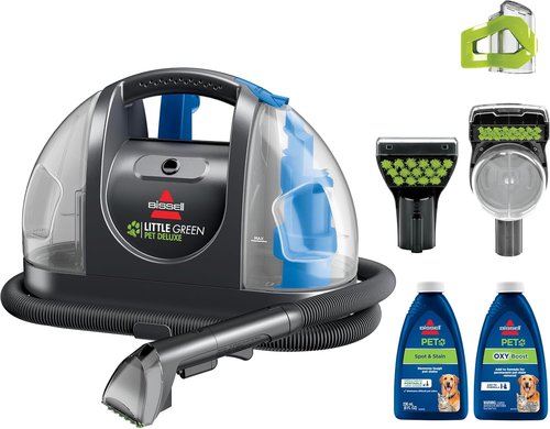 Bissell Little Green Portable Carpet Cleaner - Pet-Friendly Auto Detailer | Gray/Blue, 3353