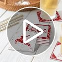 Christmas Ceramic Coaster Set with Snowflake & Tree Designs - 4 Pieces Variation of THIS listing