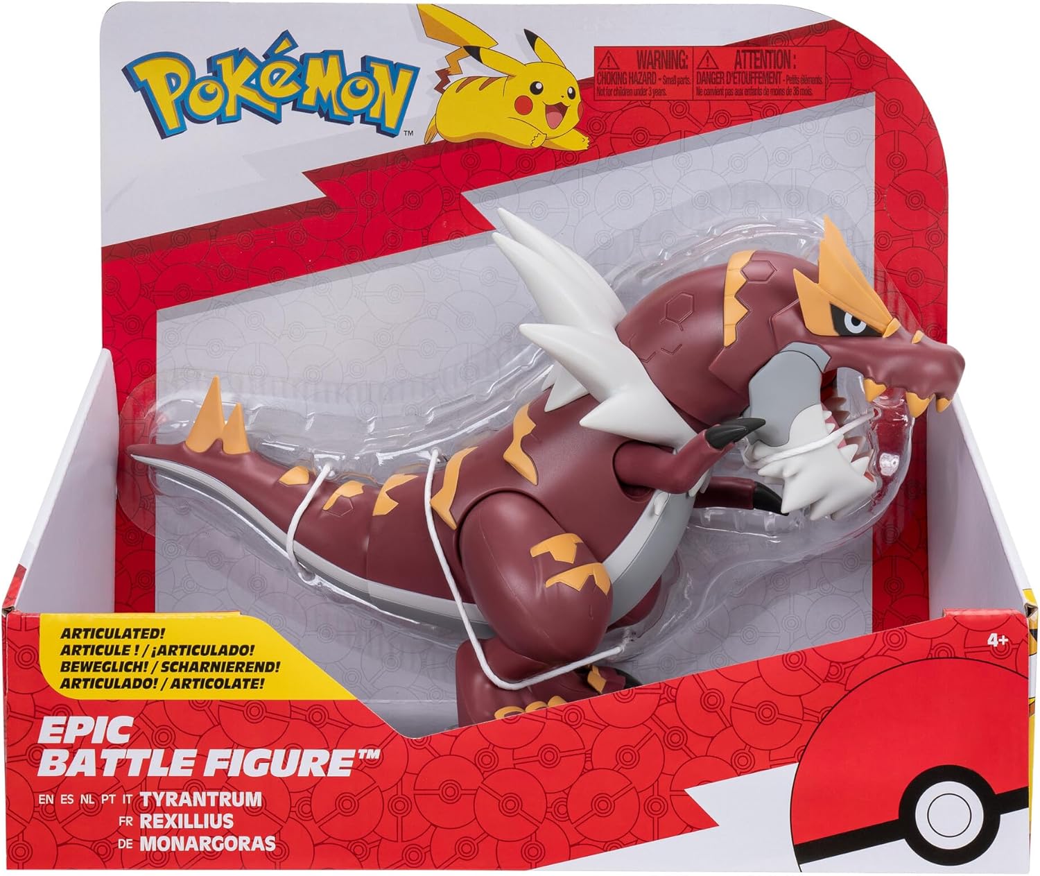 Pokémon Epic Monargoras Official Moving Figure - 30 cm Collectible Toy