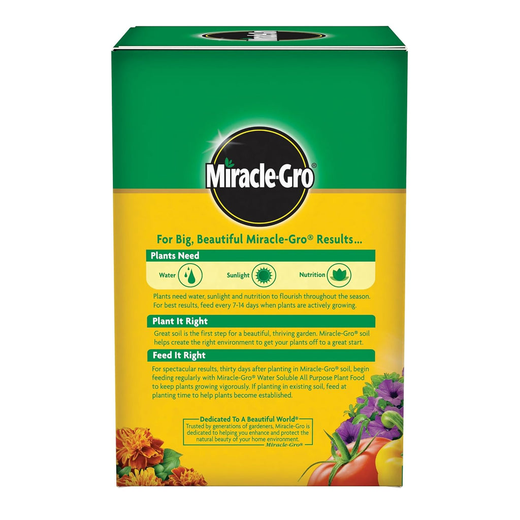 Miracle-Gro All-Purpose Plant Food - Water Soluble Fertilizer for Indoor & Outdoor Plants | 1.5 lbs (Pack of 6)