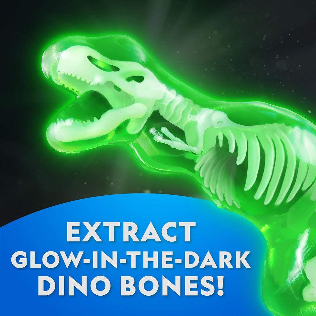 National Geographic T. Rex Dissection Lab - Glow-in-the-Dark Dinosaur Model, 9.5” Skeleton, Includes Refill Pack & Learning Guide