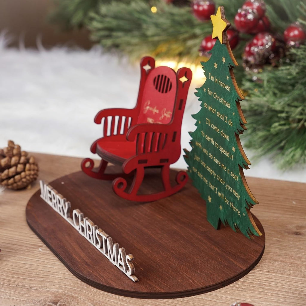 Regine Switzerland Memorial Candleholders - Personalized Rocking Chair Design | Tribute to Loved Ones
