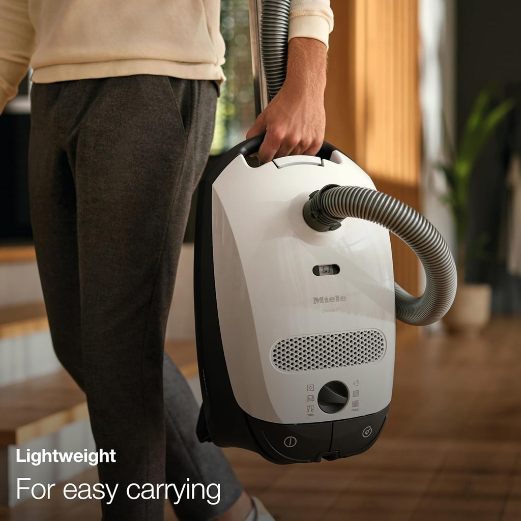 Miele Classic C1 Canister Vacuum - Pure Suction Power in Graphite Grey | Portable Household Cleaning